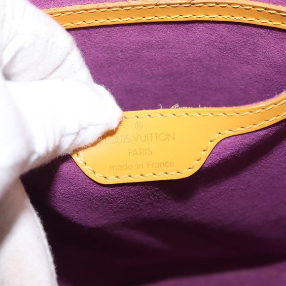 LOUIS VUITTON Epi Saint Jacques Hand Bag Yellow M52279 LV Auth 163604