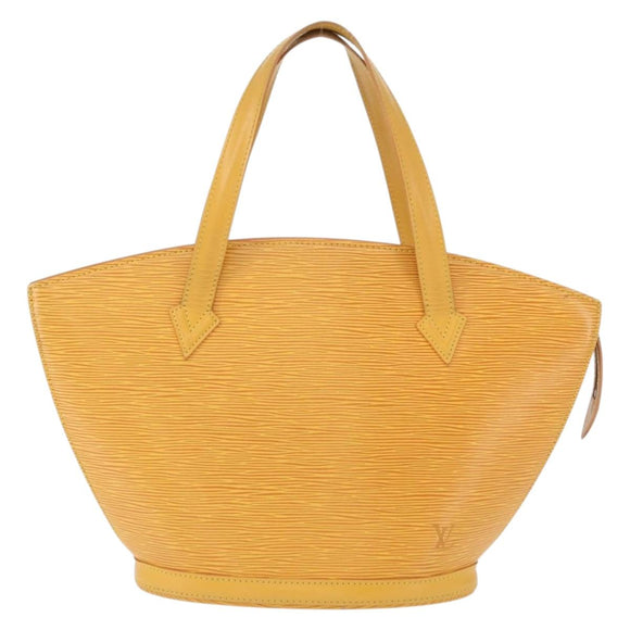 LOUIS VUITTON Epi Saint Jacques Hand Bag Yellow M52279 LV Auth 163604