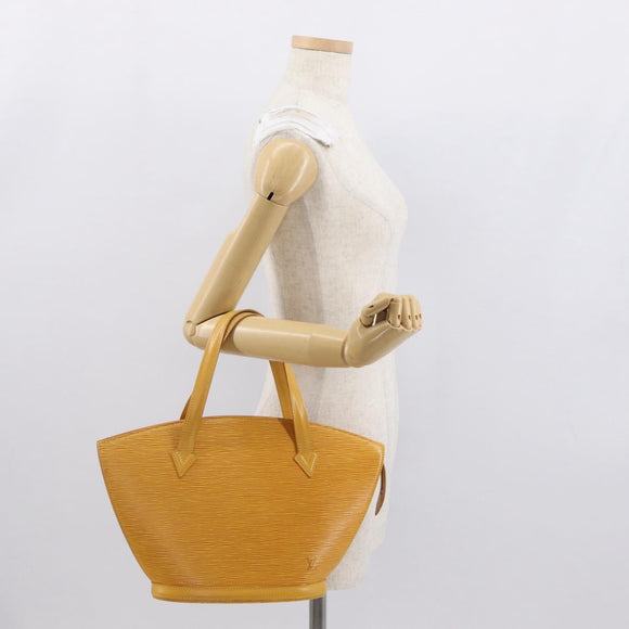 LOUIS VUITTON Epi Saint Jacques Hand Bag Yellow M52279 LV Auth 163604