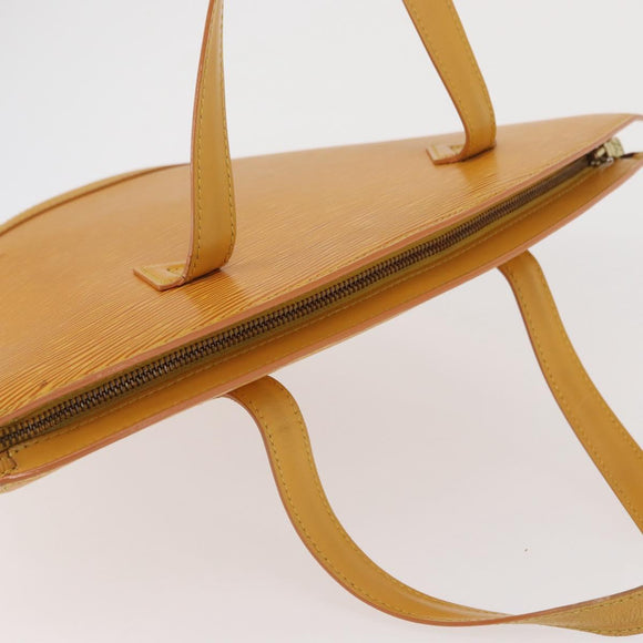 LOUIS VUITTON Epi Saint Jacques Hand Bag Yellow M52279 LV Auth 163604