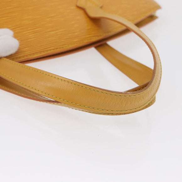 LOUIS VUITTON Epi Saint Jacques Hand Bag Yellow M52279 LV Auth 163604