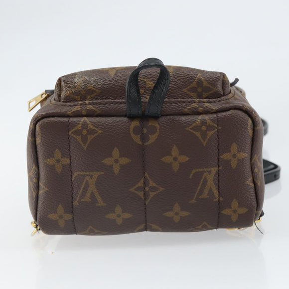 LOUIS VUITTON Monogram Palm Springs MINI Backpack M44873 LV Auth 163606