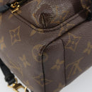 LOUIS VUITTON Monogram Palm Springs MINI Backpack M44873 LV Auth 163606-13