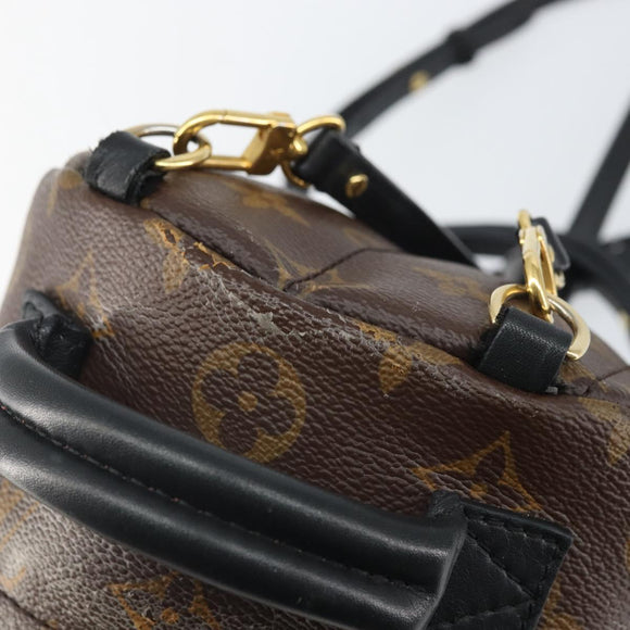LOUIS VUITTON Monogram Palm Springs MINI Backpack M44873 LV Auth 163606