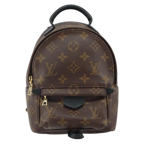 LOUIS VUITTON Monogram Palm Springs MINI Backpack M44873 LV Auth 163606