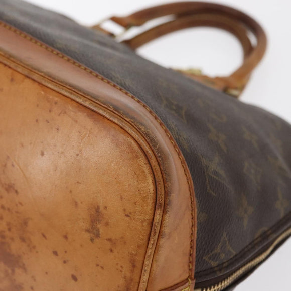 LOUIS VUITTON Monogram Alma Hand Bag M51130 LV Auth 163608