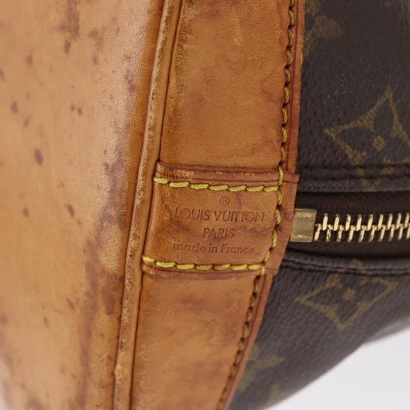 LOUIS VUITTON Monogram Alma Hand Bag M51130 LV Auth 163608