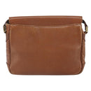 Burberrys Shoulder Bag Leather Brown Gold Auth 163613-3