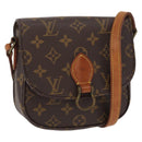 LOUIS VUITTON Monogram Saint Cloud PM Shoulder Bag M51244 LV Auth 163619-1