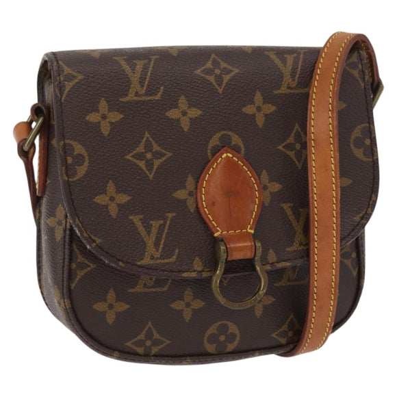LOUIS VUITTON Monogram Saint Cloud PM Shoulder Bag M51244 LV Auth 163619