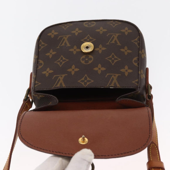 LOUIS VUITTON Monogram Saint Cloud PM Shoulder Bag M51244 LV Auth 163619
