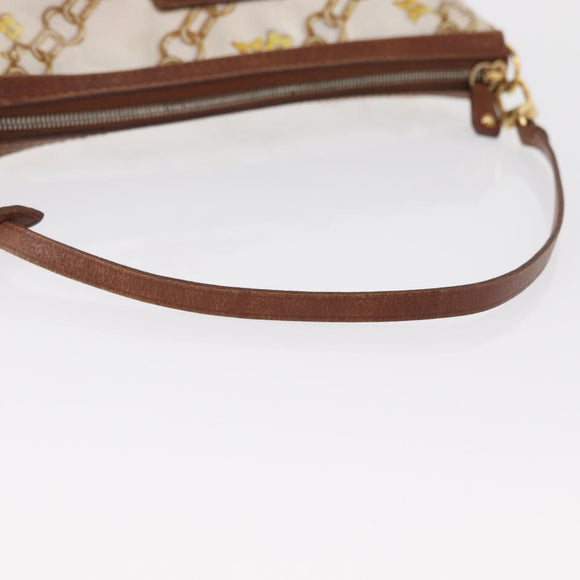 LOUIS VUITTON Monogram Charm Pochette Accessoires Beutel Weiß M95161 Auth 163623