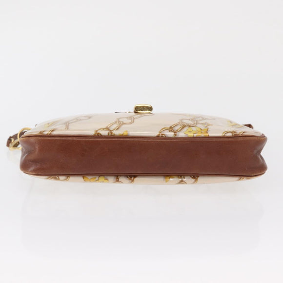 LOUIS VUITTON Monogram Charm Pochette Accessoires Beutel Weiß M95161 Auth 163623