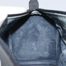 GUCCI GG Supreme Sherry Line Boston Bag PVC Navy Gold Red 111 02 006 Auth 163624-20