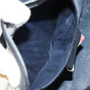 GUCCI GG Supreme Sherry Line Boston Bag PVC Navy Gold Red 111 02 006 Auth 163624-22