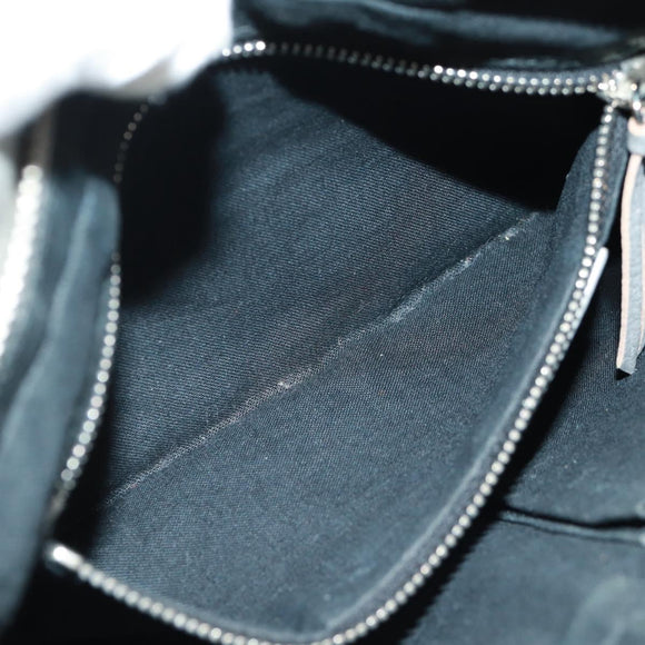 BALENCIAGA The Hip Shoulder Bag Leather Silver 242803 Auth 163625V