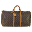LOUIS VUITTON Monogram Keepall 60 Boston Bag M41422 LV Auth 163627-1
