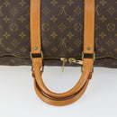 LOUIS VUITTON Monogram Keepall 55 Boston Bag M41424 LV Auth 163632-7