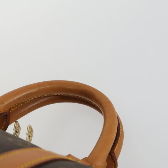 LOUIS VUITTON Monogram Keepall 55 Boston Bag M41424 LV Auth 163632