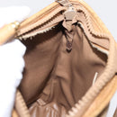 CELINE Macadam Canvas Hand Bag PVC Beige Gold Auth 163635-18