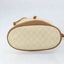 GUCCI GG Supreme Shoulder Bag PVC White Gold 41 02 085 Auth 163636-5