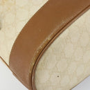 GUCCI GG Supreme Shoulder Bag PVC White Gold 41 02 085 Auth 163636-15
