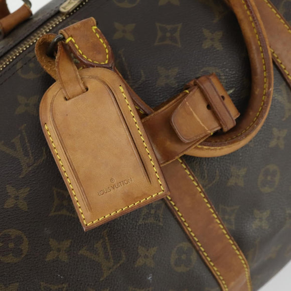 LOUIS VUITTON Monogram Keepall 45 Boston Bag M41428 LV Auth 163637