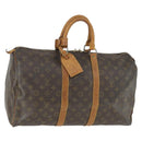 LOUIS VUITTON Monogram Keepall 45 Boston Bag M41428 LV Auth 163637-1