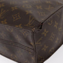LOUIS VUITTON Monogram Sac Plat Hand Bag M51140 LV Auth 163638-14