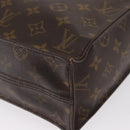 LOUIS VUITTON Monogram Sac Plat Hand Bag M51140 LV Auth 163638-16
