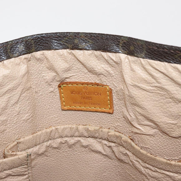 LOUIS VUITTON Monogram Sac Plat Hand Bag M51140 LV Auth 163638