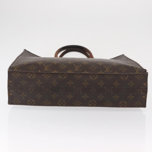 LOUIS VUITTON Monogram Sac Plat Hand Bag M51140 LV Auth 163638