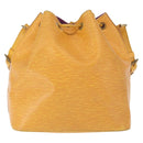 LOUIS VUITTON Epi Petit Noe Shoulder Bag Yellow M44109 LV Auth 163645-2