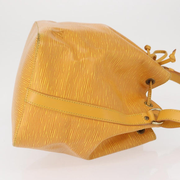 LOUIS VUITTON Epi Petit Noe Shoulder Bag Yellow M44109 LV Auth 163645