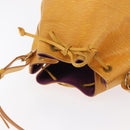 LOUIS VUITTON Epi Petit Noe Shoulder Bag Yellow M44109 LV Auth 163645-6