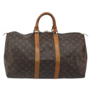 LOUIS VUITTON Monogram Keepall 45 Boston Bag M41428 LV Auth 163647-2