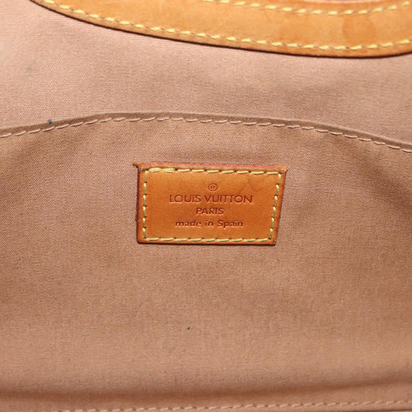 LOUIS VUITTON Monogram Vernis Roxbury Drive Bag 2Way Noisette M91372 Auth 163652