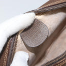 GUCCI GG Supreme Web Sherry Line Bag PVC Beige Gold 007 58 6112 1030 Auth 163653-16