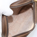 GUCCI GG Supreme Web Sherry Line Bag PVC Beige Gold 007 58 6112 1030 Auth 163653-17