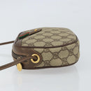 GUCCI GG Supreme Web Sherry Line Bag PVC Beige Gold 007 58 6112 1030 Auth 163653-5
