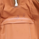 CELINE Macadam Canvas Boston Bag PVC Leather Brown Gold Auth 163655-11