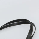 FENDI Zucca Canvas Shoulder Bag Black Brown Auth 163660-8