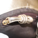 LOEWE Nappa Aire Anagram Hand Bag Leather Gold Auth 163661-20