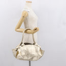 LOEWE Nappa Aire Anagram Hand Bag Leather Gold Auth 163661-22