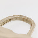 LOEWE Nappa Aire Anagram Hand Bag Leather Gold Auth 163661-8