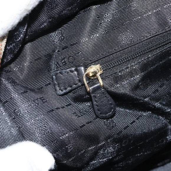 LOEWE Anagram Amazona 36 Hand Bag Leather Gold Auth 163663