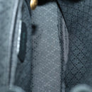 GUCCI Bamboo Backpack Suede Black Gold 003 2058 0030 Auth 163664-11