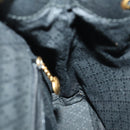 GUCCI Bamboo Backpack Suede Black Gold 003 2058 0030 Auth 163664-21