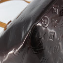 LOUIS VUITTON Monogram Vernis Bellevue PM Hand Bag Amarante M93585 Auth 163665-16