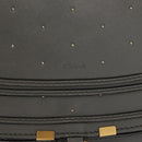 Chloe Mercy Hand Bag Leather Gray Gold Auth 163667-18